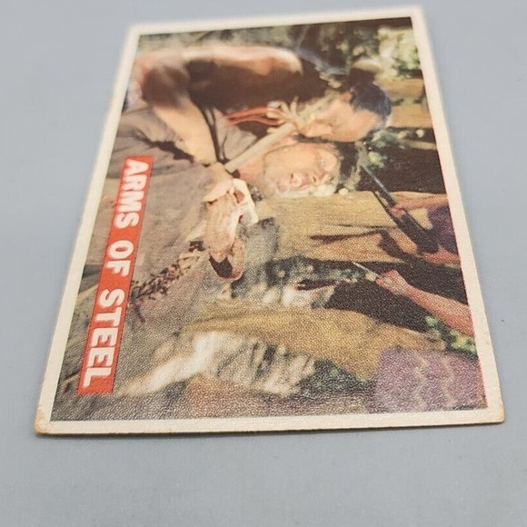 1956 Topps Davy Crockett Arms of Steel Disney Classic Trading Card #30 - Picture 3 of 6